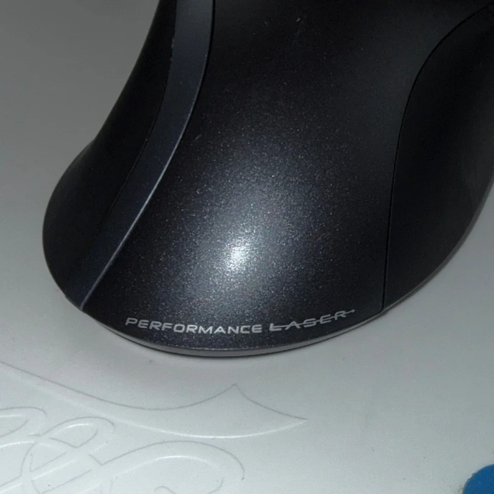 Logitech M-U0007 Performance Laser Corded USB Mouse Black‎ Grey 810-004116
